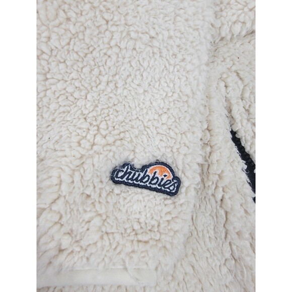 Chubbies Pullover Hoodie Mens Large Sherpa Fleece Kangaroo Pocket Cozy Outdoors - Picture 5 of 12